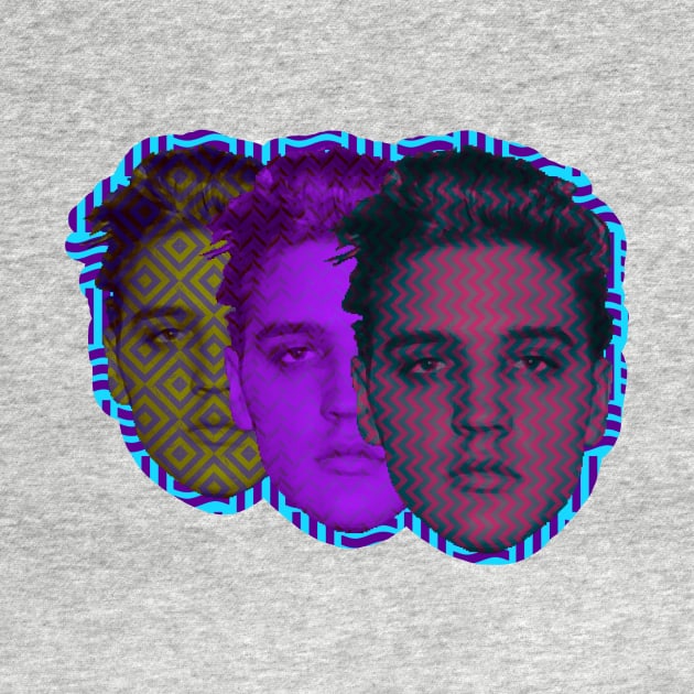 Elvis Presley Mugshot Threeways by SABREart